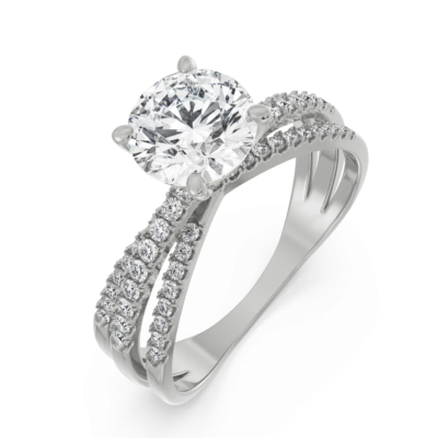 Lab-Grown Forever Sparkling Diamond Ring