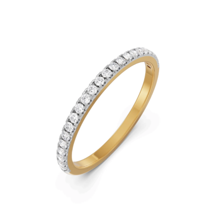 Shimmery Classic Lab Grown Diamond Band